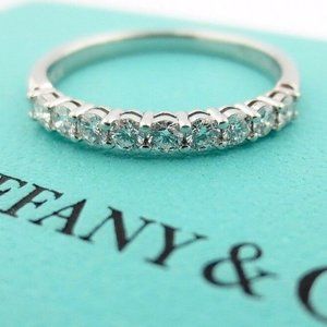 PLATINUM .27 DIAMOND 2.2MM SHARED ETERNITY WEDDING